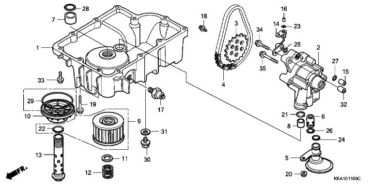 OIL PUMP/OIL PAN