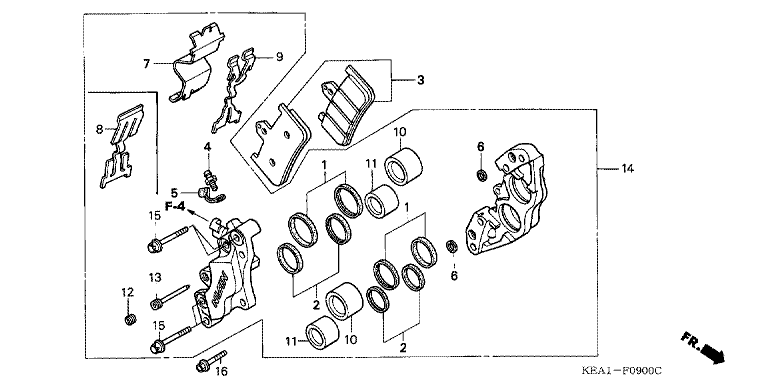 FRONT BRAKE CALIPER
