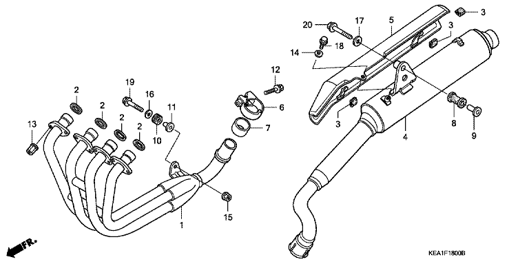 EXHAUST MUFFLER