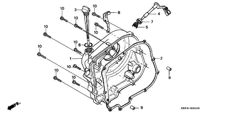RIGHT CRANKCASE COVER