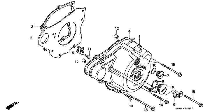LEFT CRANKCASE COVER