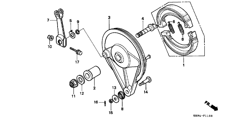 REAR BRAKE PANEL