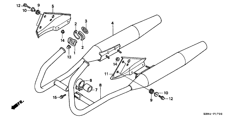EXHAUST MUFFLER