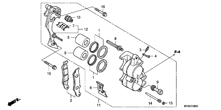 FRONT BRAKE CALIPER
