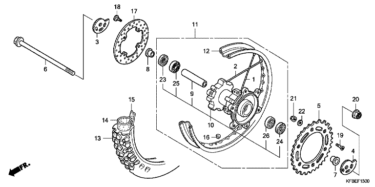 REAR WHEEL