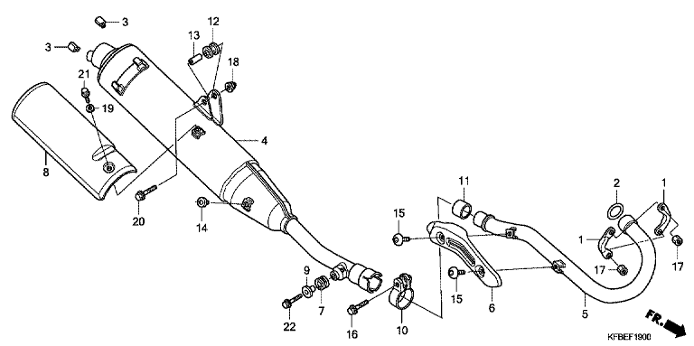 EXHAUST MUFFLER