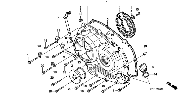 RIGHT CRANKCASE COVER