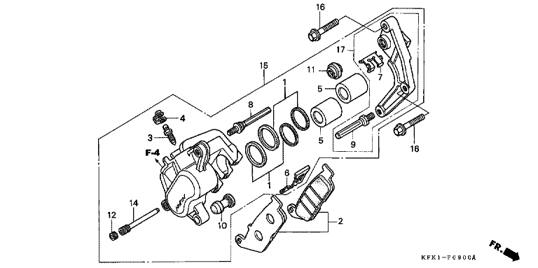 FRONT BRAKE CALIPER