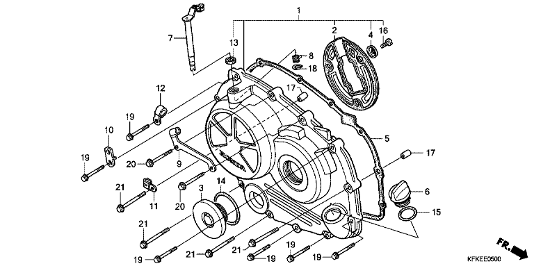 RIGHT CRANKCASE COVER