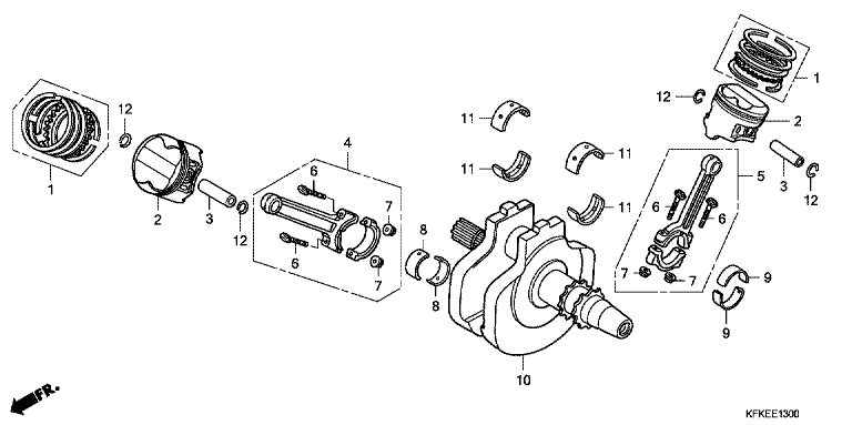 CRANKSHAFT/PISTON