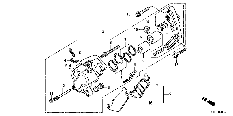 FRONT BRAKE CALIPER