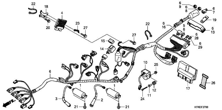 WIRE HARNESS/IGNITION COIL