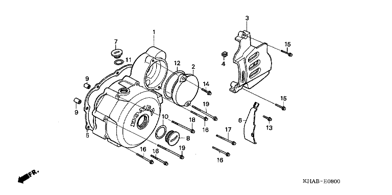 LEFT CRANKCASE COVER
