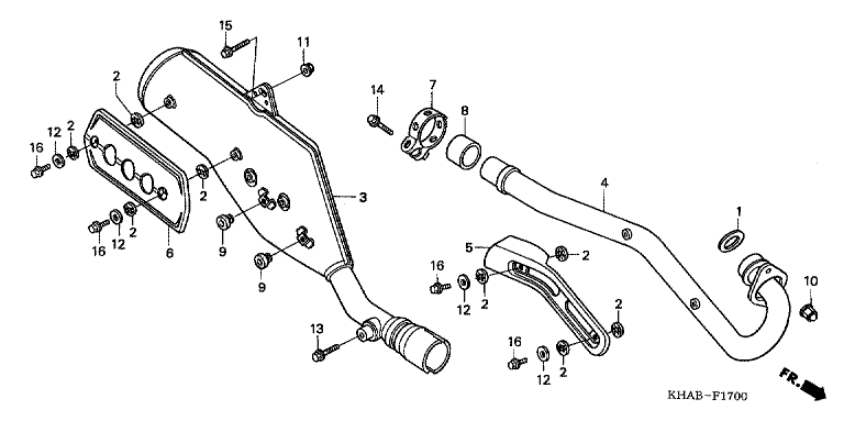EXHAUST MUFFLER