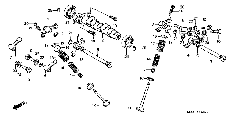 CAMSHAFT/VALVE (1)