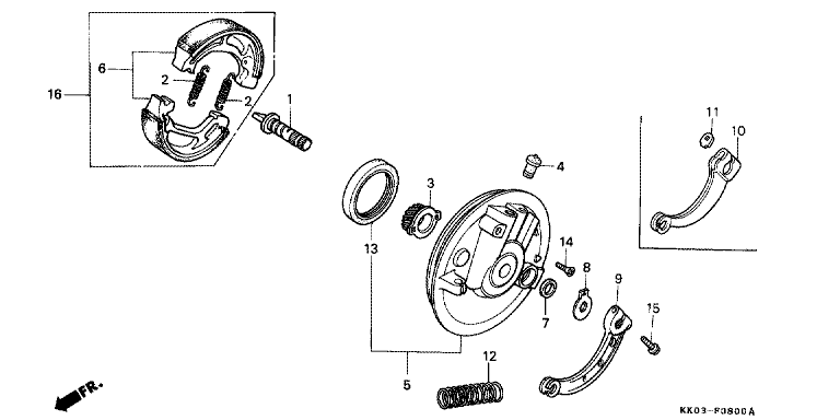 FRONT BRAKE PANEL