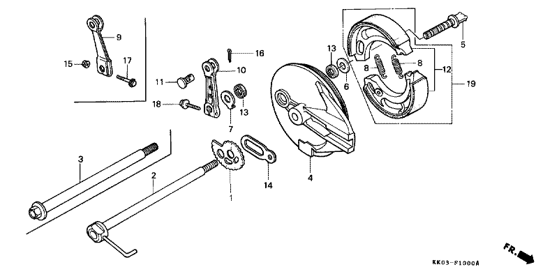 REAR BRAKE PANEL
