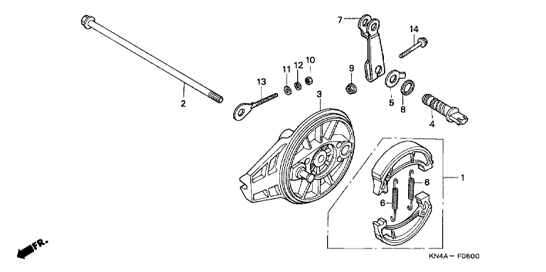 REAR BRAKE PANEL