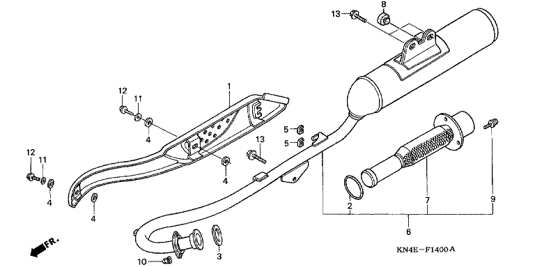 EXHAUST MUFFLER