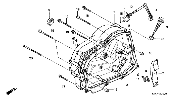 RIGHT CRANKCASE COVER