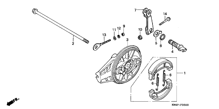 REAR BRAKE PANEL