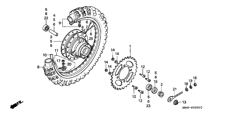 REAR WHEEL