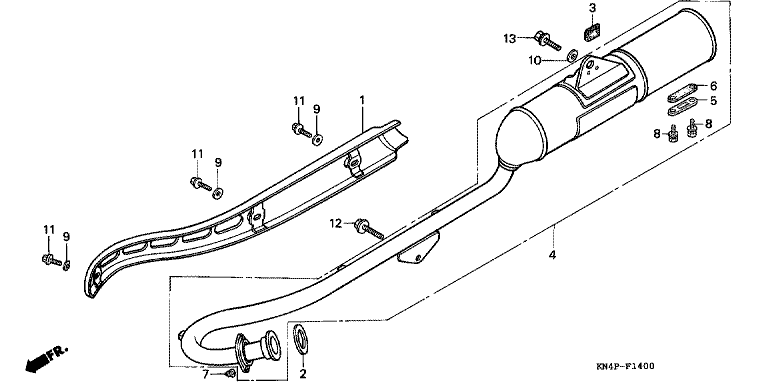 EXHAUST MUFFLER