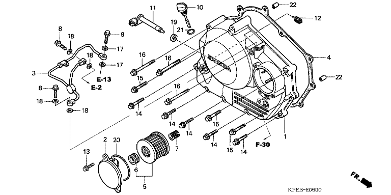 RIGHT CRANKCASE COVER