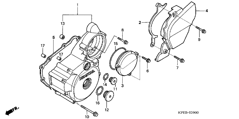 LEFT CRANKCASE COVER