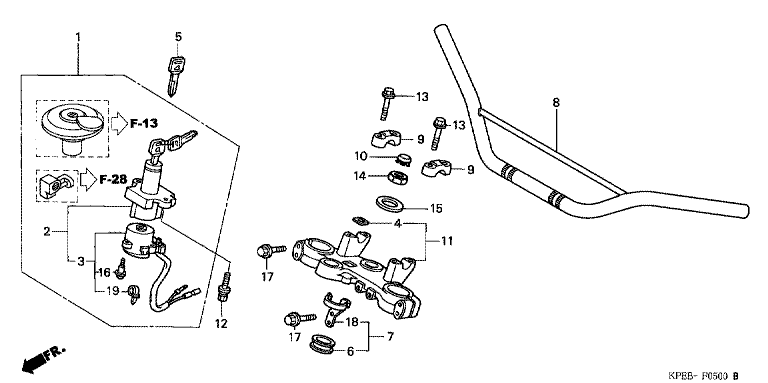 HANDLE BAR/TOP BRIDGE
