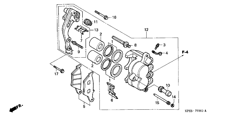 FRONT BRAKE CALIPER