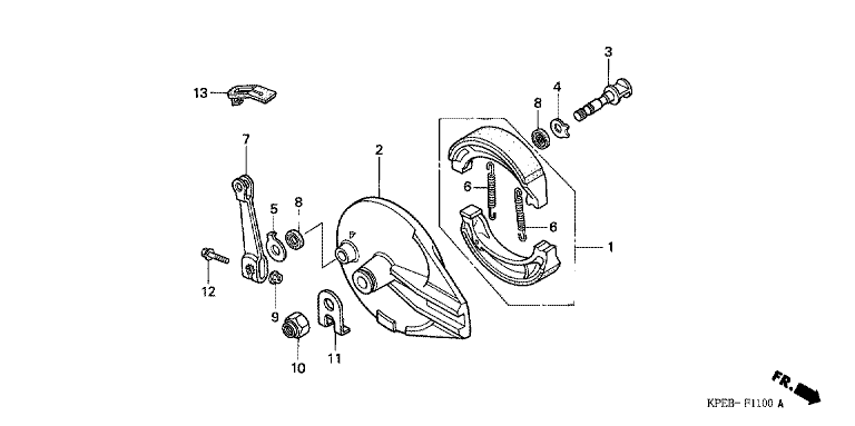 REAR BRAKE PANEL