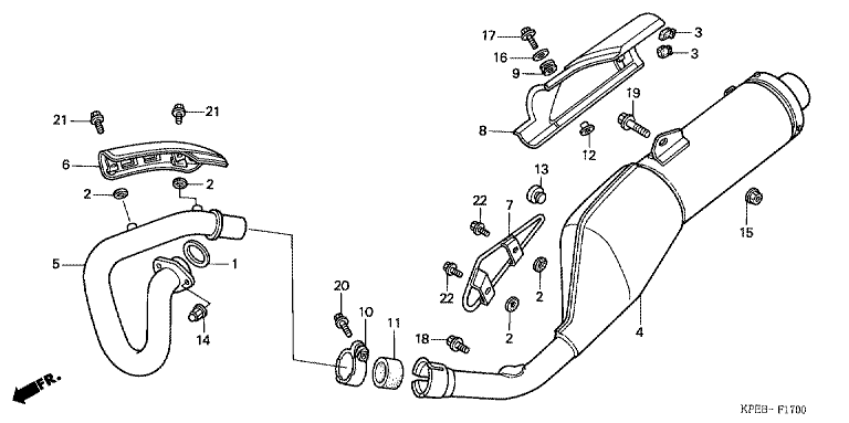 EXHAUST MUFFLER