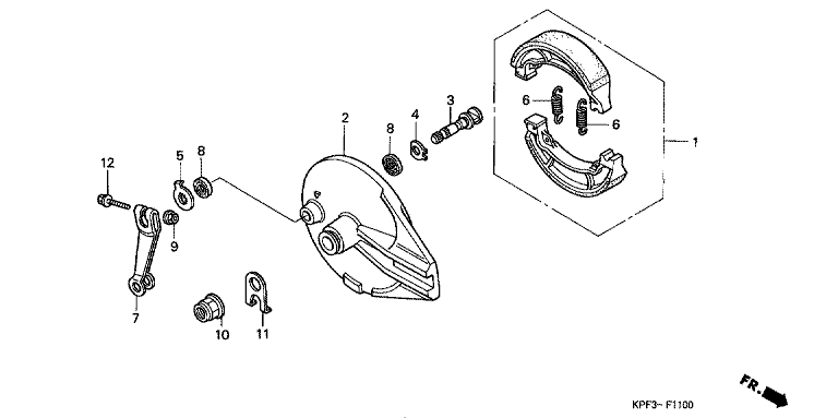 REAR BRAKE PANEL