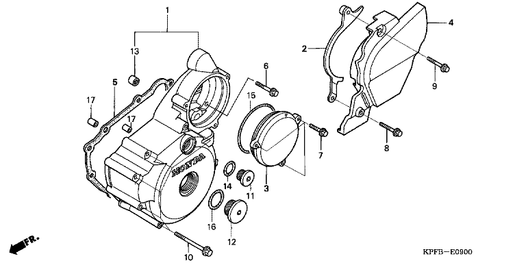 LEFT CRANKCASE COVER