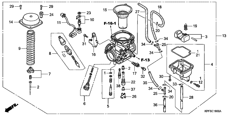 CARBURETOR (CBF2504)