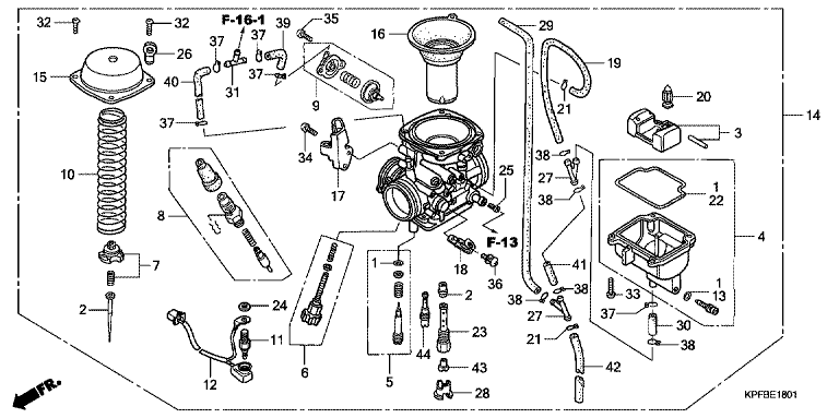 CARBURETOR (CBF2506)