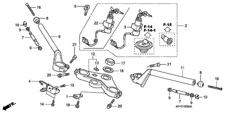 HANDLE BAR/TOP BRIDGE