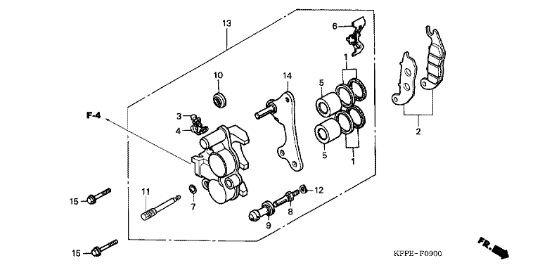 FRONT BRAKE CALIPER