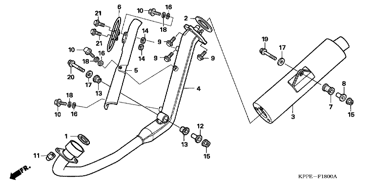 EXHAUST MUFFLER