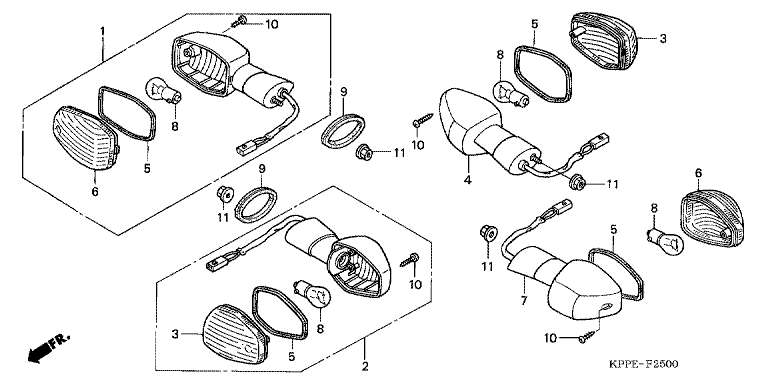 INDICATOR (CBR125R/RS/RW5/RW6/RW8)