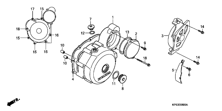 LEFT CRANKCASE COVER