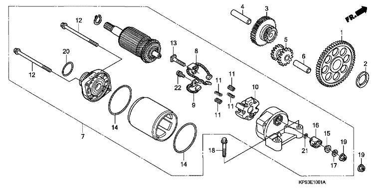 STARTING MOTOR (CRF230F8/9/B)