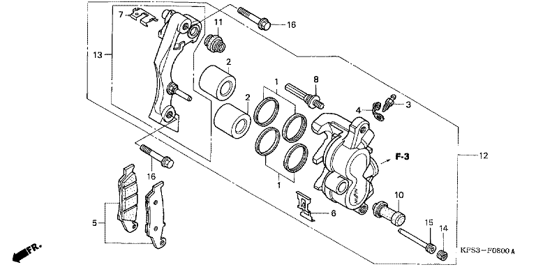 FRONT BRAKE CALIPER
