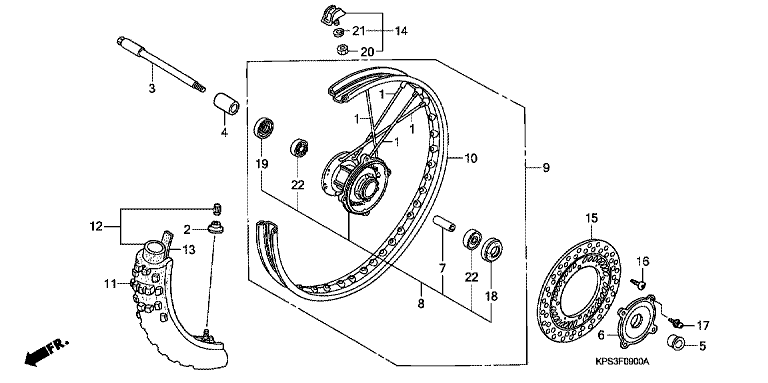 FRONT WHEEL