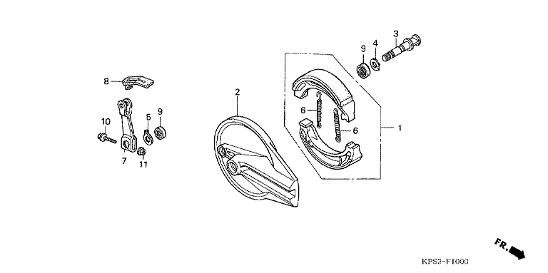 REAR BRAKE PANEL