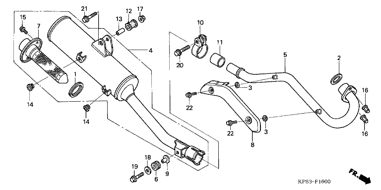 EXHAUST MUFFLER