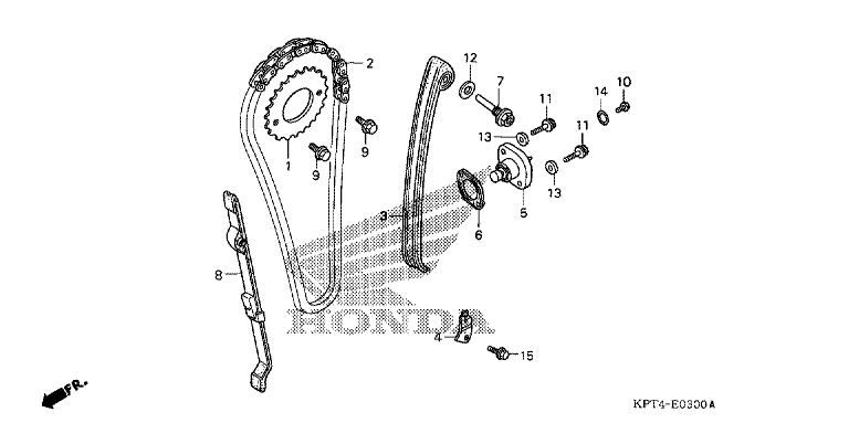 CAM CHAIN/TENSIONER ('03-'05)