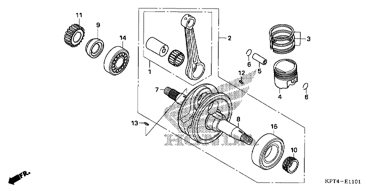 CRANKSHAFT/PISTON ('06-'11)