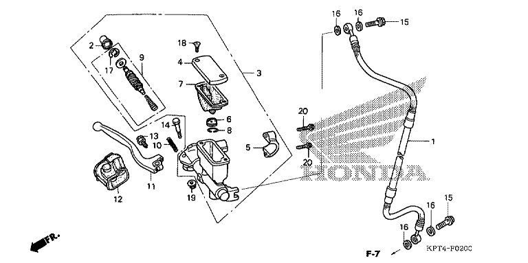 FR. BRAKE MASTER CYLINDER